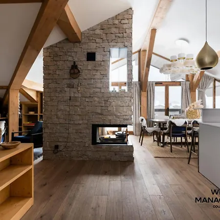 L'ourse Bleue - Penthouse Intimiste Avec Sauna Au Coeur De Moriond Mae-5814 * קורשבל
