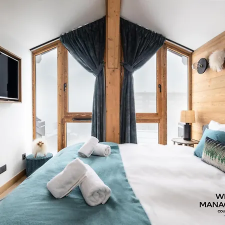 Апартаменты L'ourse Bleue - Penthouse Intimiste Avec Sauna Au Coeur De Moriond Mae-5814