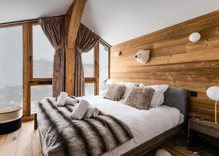 L'ourse Bleue - Penthouse Intimiste Avec Sauna Au Coeur De Moriond Mae-5814 Lejlighed *