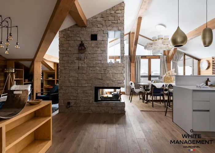 L'ourse Bleue - Penthouse Intimiste Avec Sauna Au Coeur De Moriond Mae-5814 * Courchevel