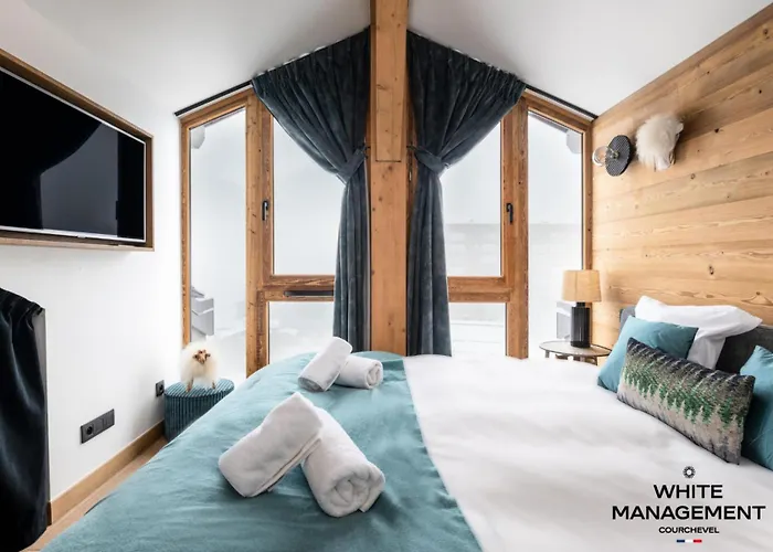 Lejlighed L'ourse Bleue - Penthouse Intimiste Avec Sauna Au Coeur De Moriond Mae-5814